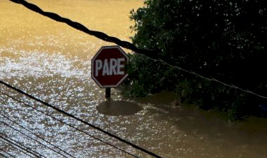 Temporal castiga Ubá na madrugada desta terça-feira