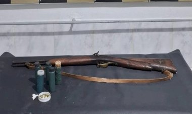 Pai é preso em Canaã após agredir e ameaçar filhas com espingarda