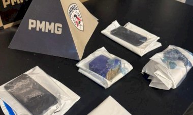 Perseguição policial em Cajuri termina com dois presos e apreensão de drogas