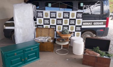 Polícia Civil recupera bens em operação contra estelionato em Viçosa