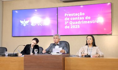 Câmara de Viçosa avalia metas fiscais de 2025: Prefeitura fecha ano com superávit de R$ 13 milhões