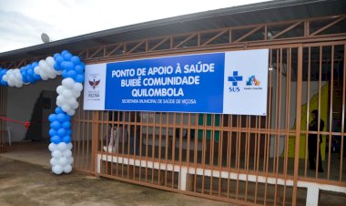 Comunidade quilombola de Buieié inaugura unidade de saúde