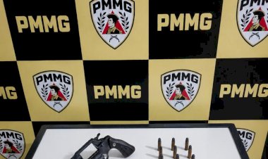 Briga de vizinhos termina com homem preso e revólver com registro apreendido em Teixeiras