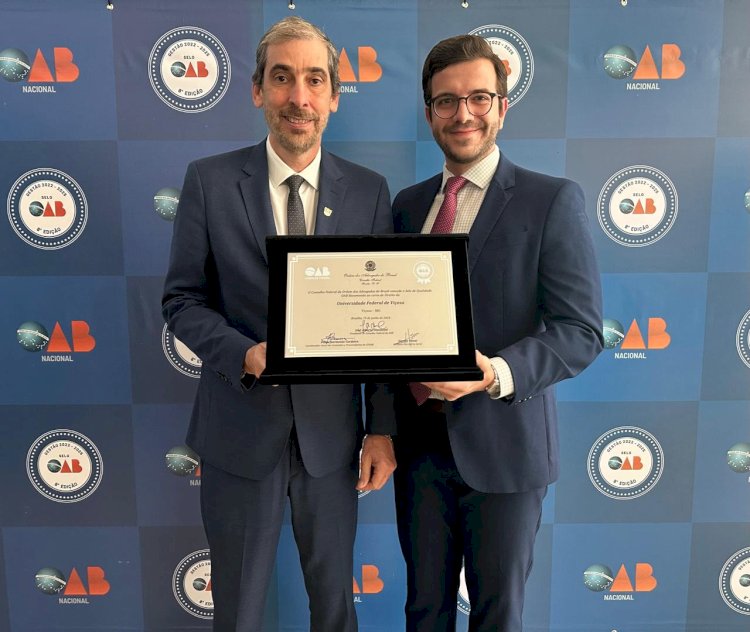 Curso de Direito da UFV conquista mais um Selo de Qualidade OAB Recomenda