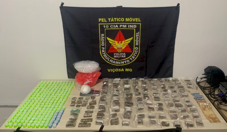 Polícia apreende menor por tráfico de drogas em Viçosa