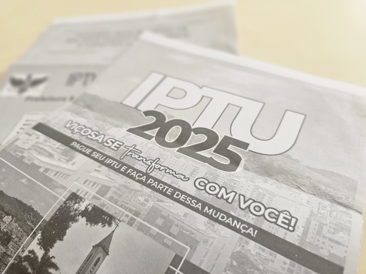 IPTU/ISS: viçosenses começam a receber as guias para pagamento