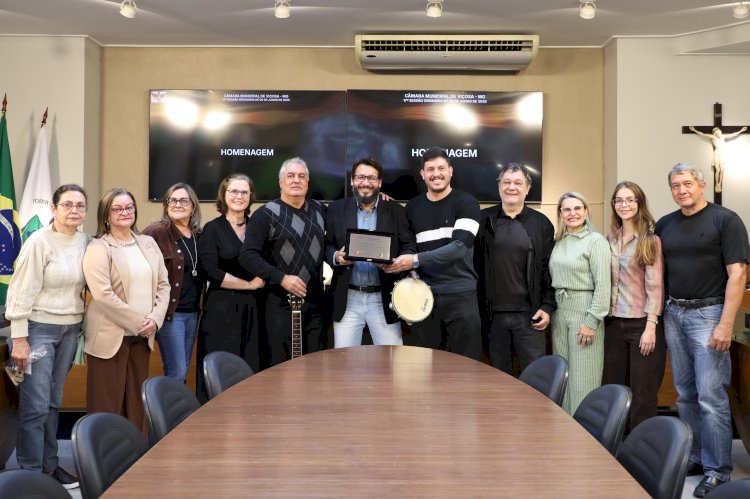 Câmara homenageia Wilton Bacana e família Salgado por legado musical e cultural