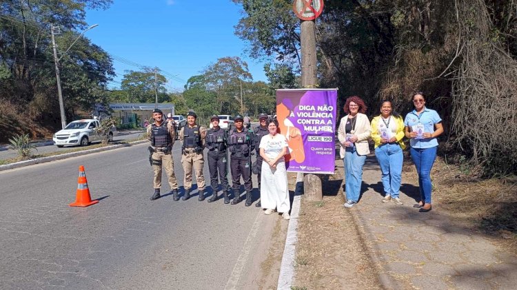Prefeitura promoveu Blitz de conscientização sobre violência contra a mulher
