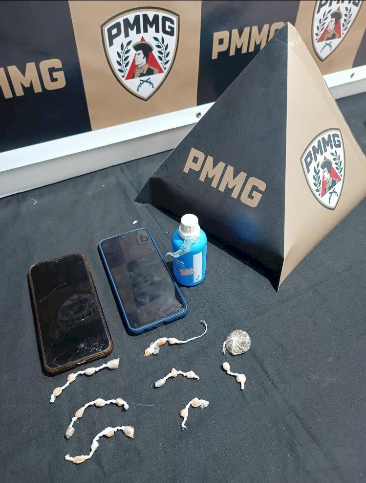 Polícia prende homem e apreende menor por tráfico de drogas em Ervália