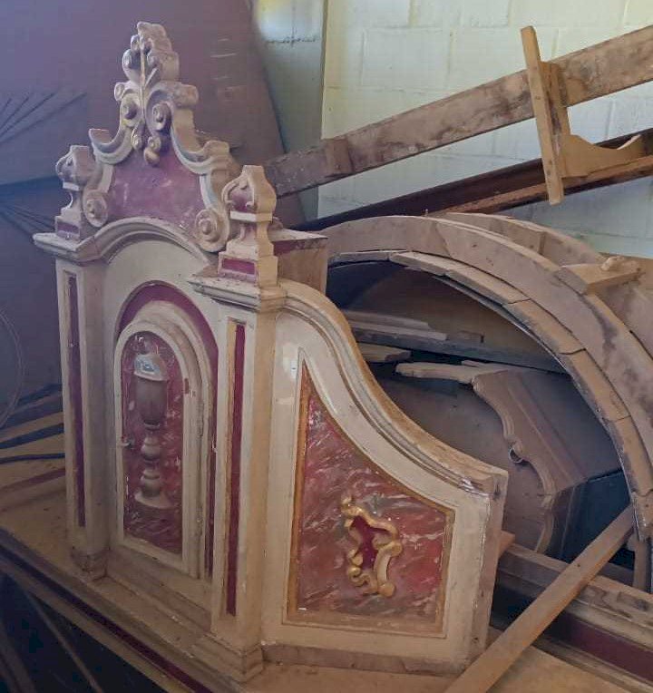 Altar da antiga Igreja do Rosário será restaurado