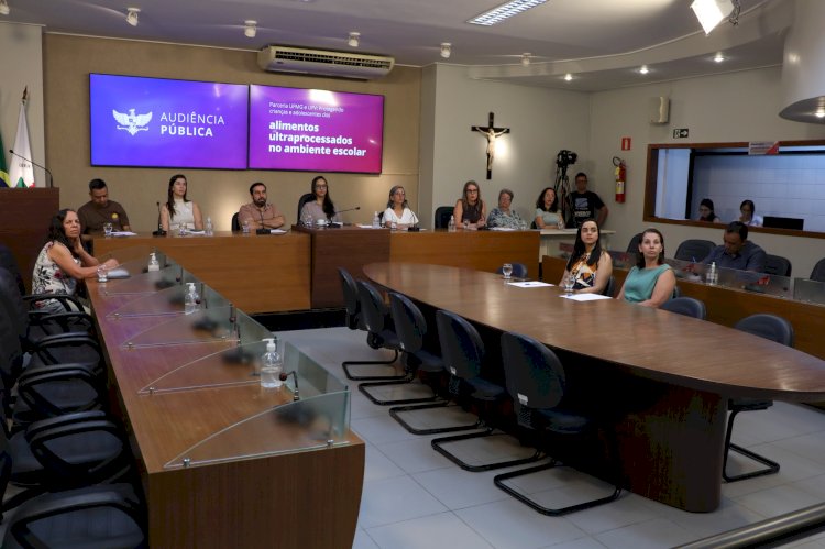 Audiência pública debate ultraprocessados nas escolas de Viçosa