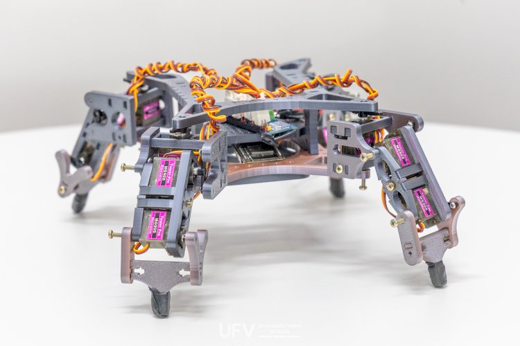 Estudante da UFV desenvolve primeiro robô quadrúpede criado na universidade