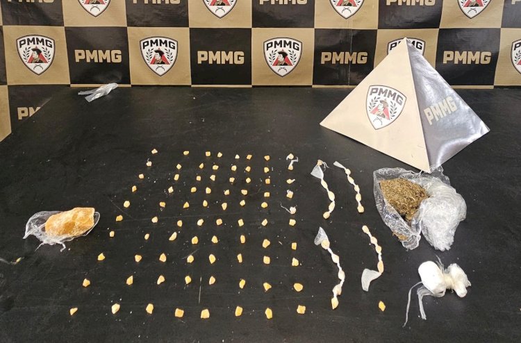 PM apreende crack e maconha após perseguição no Centro de Viçosa