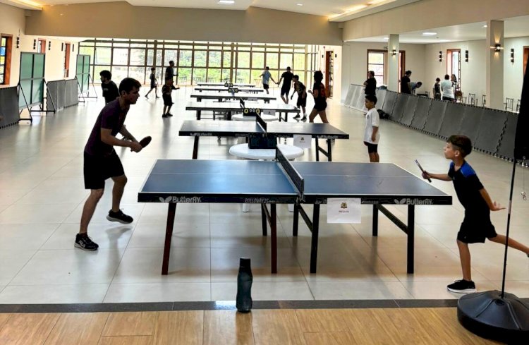 Campeonato de Tênis de Mesa reúne 87 atletas no Clube Campestre de Viçosa