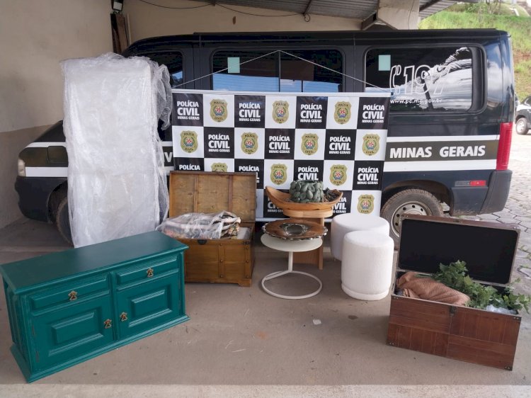 Polícia Civil recupera bens em operação contra estelionato em Viçosa