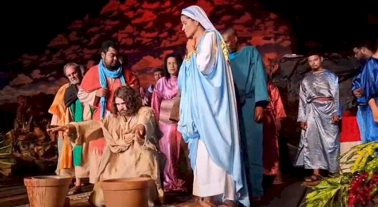 Fundão segue com  cenas ao vivo da Semana Santa