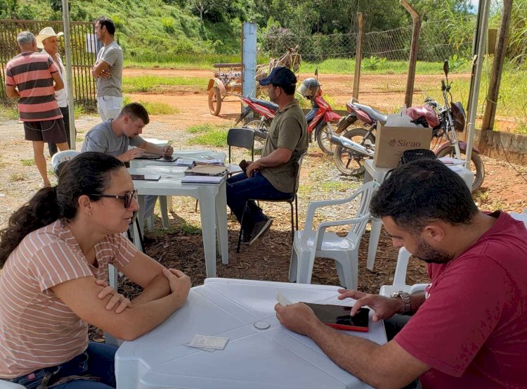 Prefeitura de Viçosa realiza mutirão de Cadastro Rural e ações de saúde no Córrego Fundo