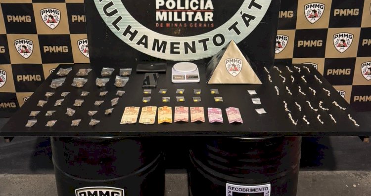 PM prende dois homens por tráfico de drogas em Viçosa