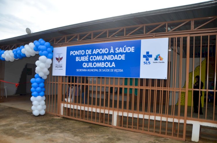 Comunidade quilombola de Buieié inaugura unidade de saúde