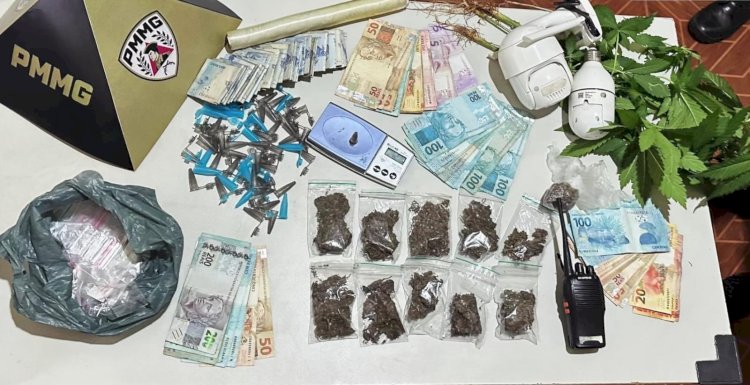 PM apreende quase R$ 4 mil e drogas em São Miguel do Anta