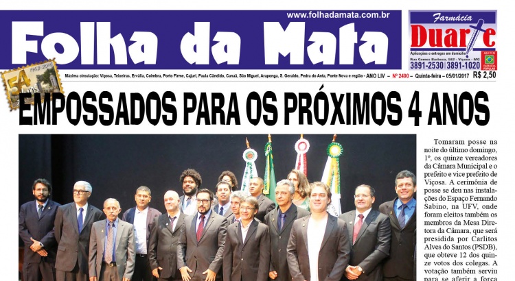 Capa da próxima edição