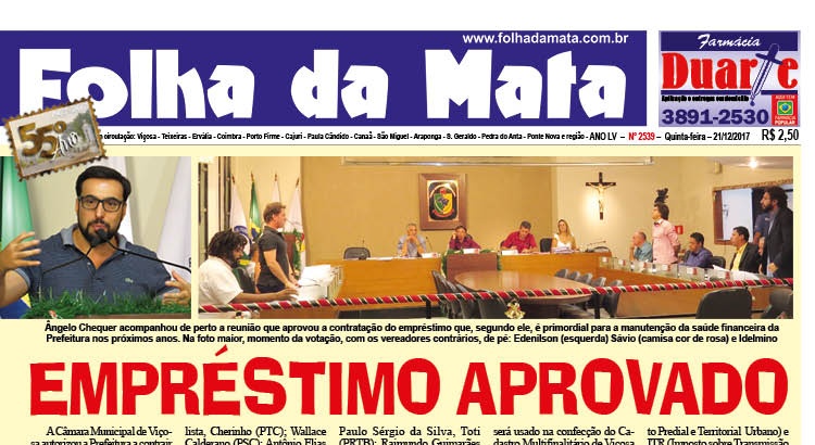 Capa da próxima edição