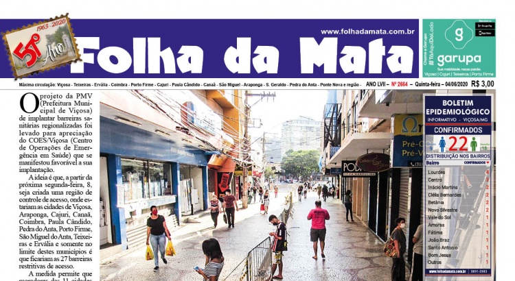 Capa da próxima edição