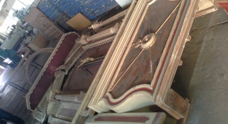 Altar da antiga Matriz de Santa Rita será restaurado e tombado